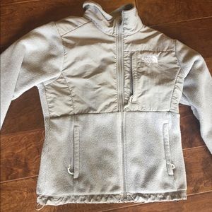 Grey North Face fleece